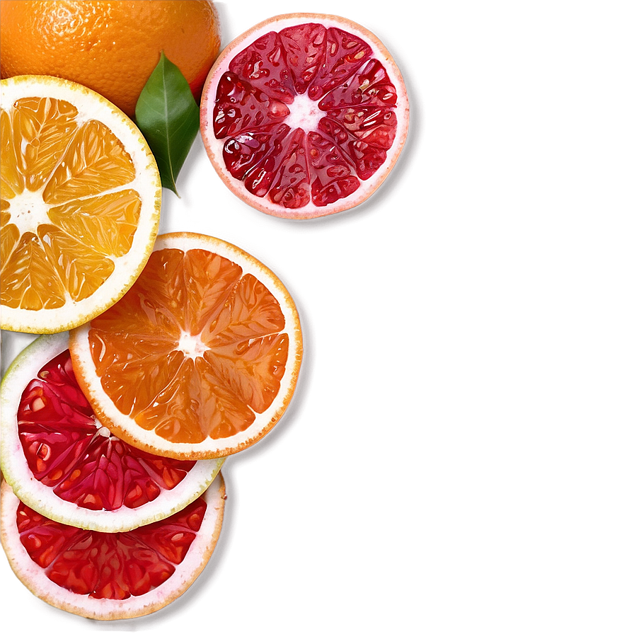 Citrus Salad Top View Png 77