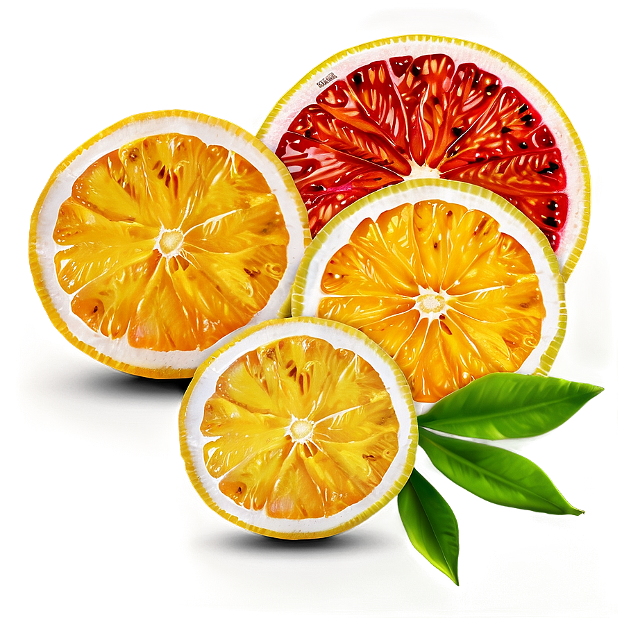 Citrus Segments Background Png 06242024