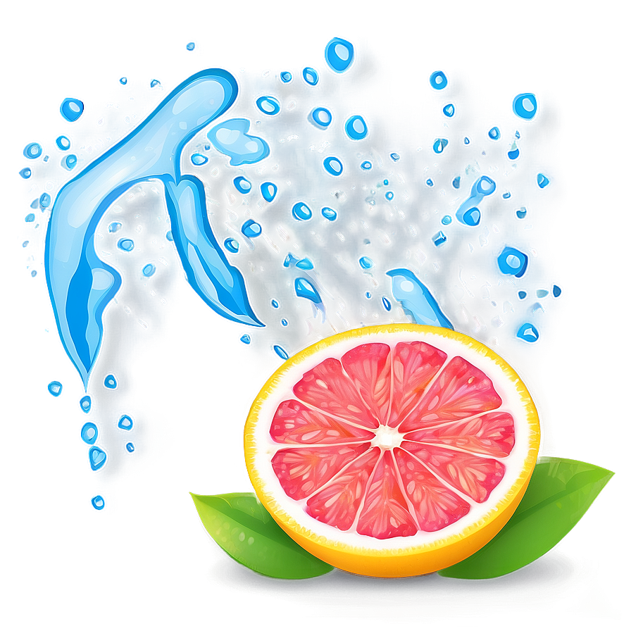 Citrus Splash Illustration Png Ynu