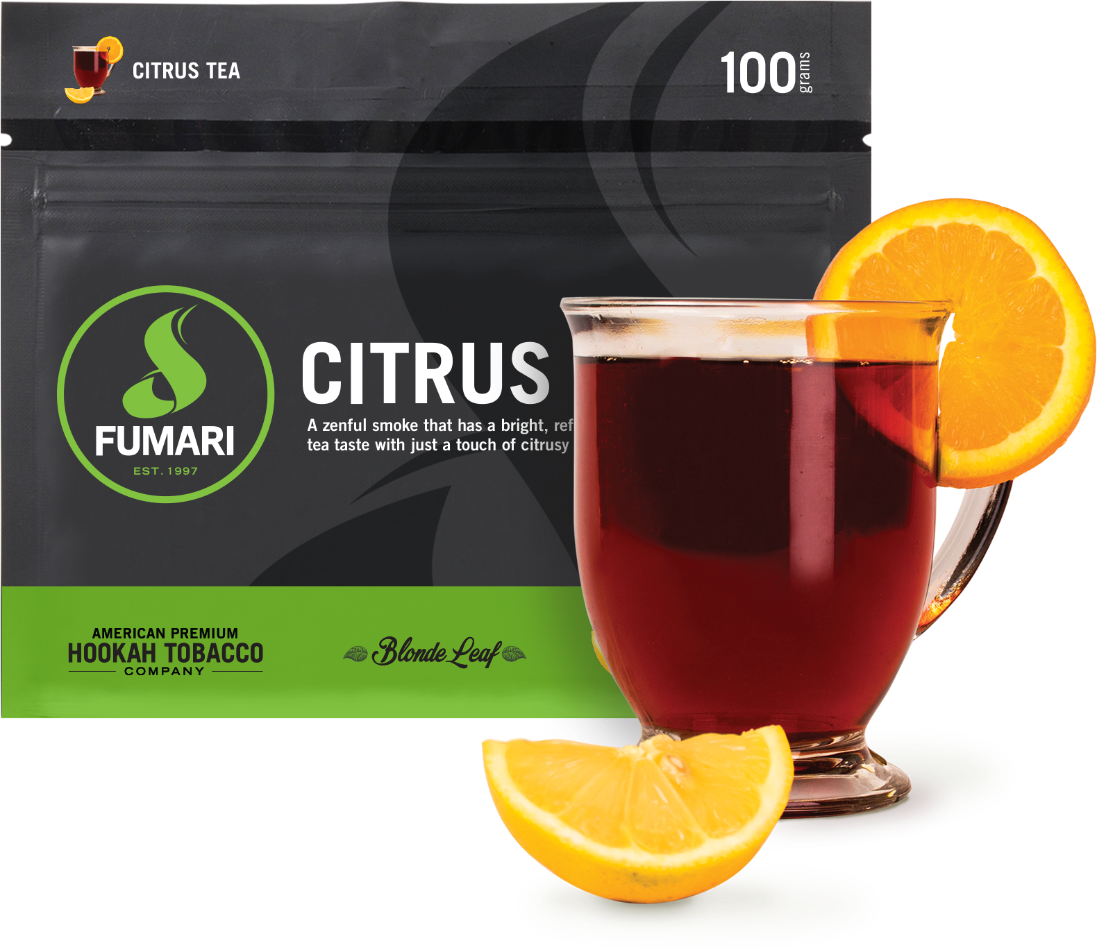 Citrus Tea Hookah Tobacco Packaging