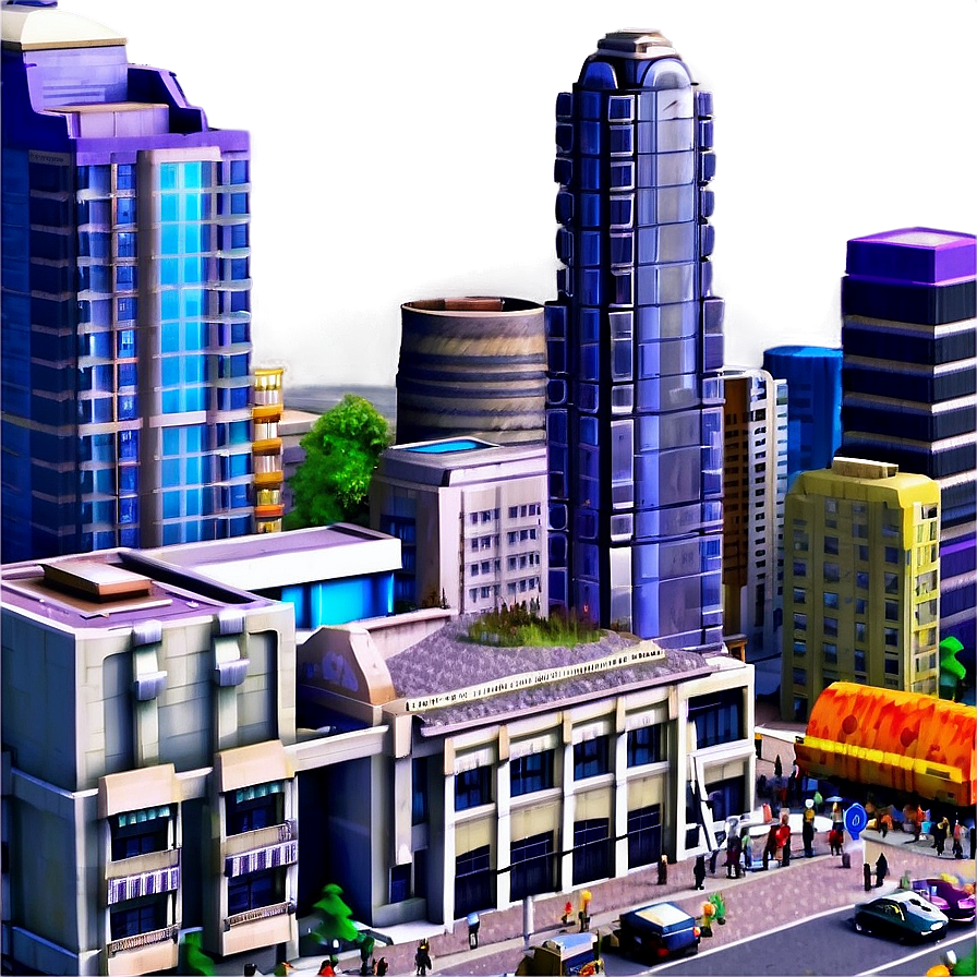 City Builder Game Png Stl38