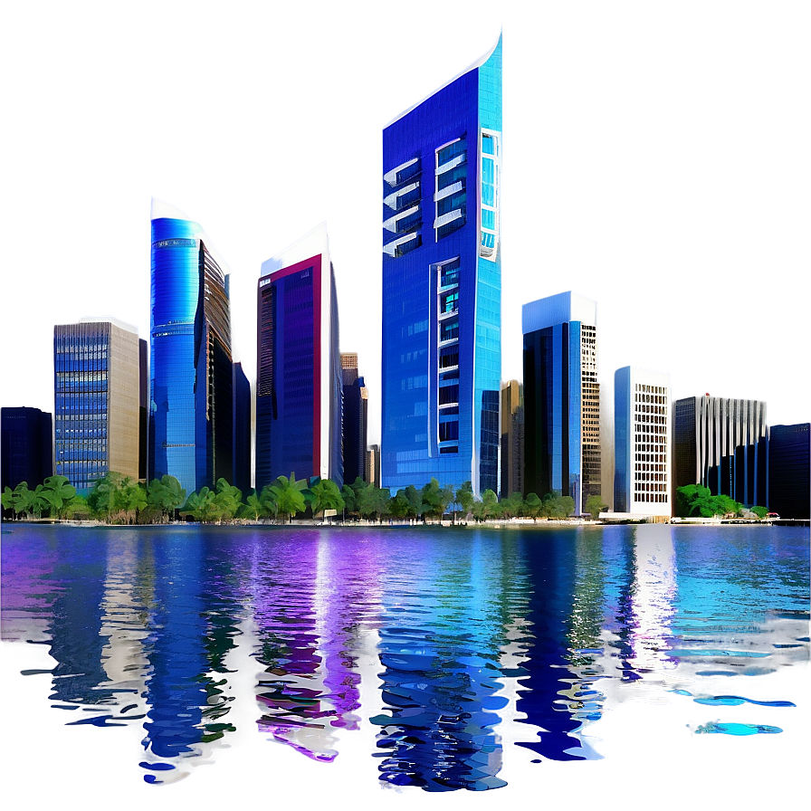 City By The Water Png Bpj