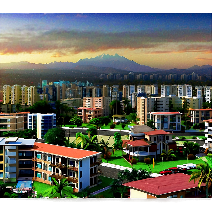 City Residential Areas Png 19