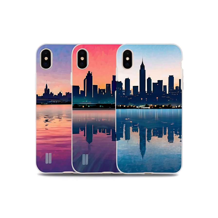 City Skyline Phone Case Png 06122024