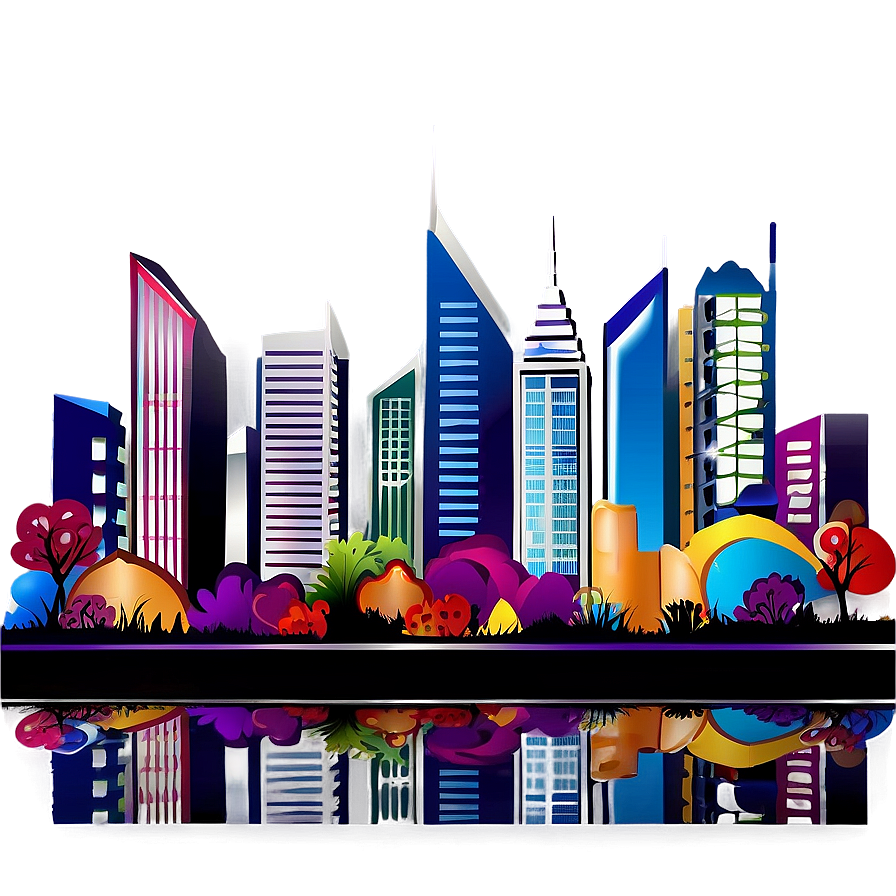 City Skyline Png Ojf34