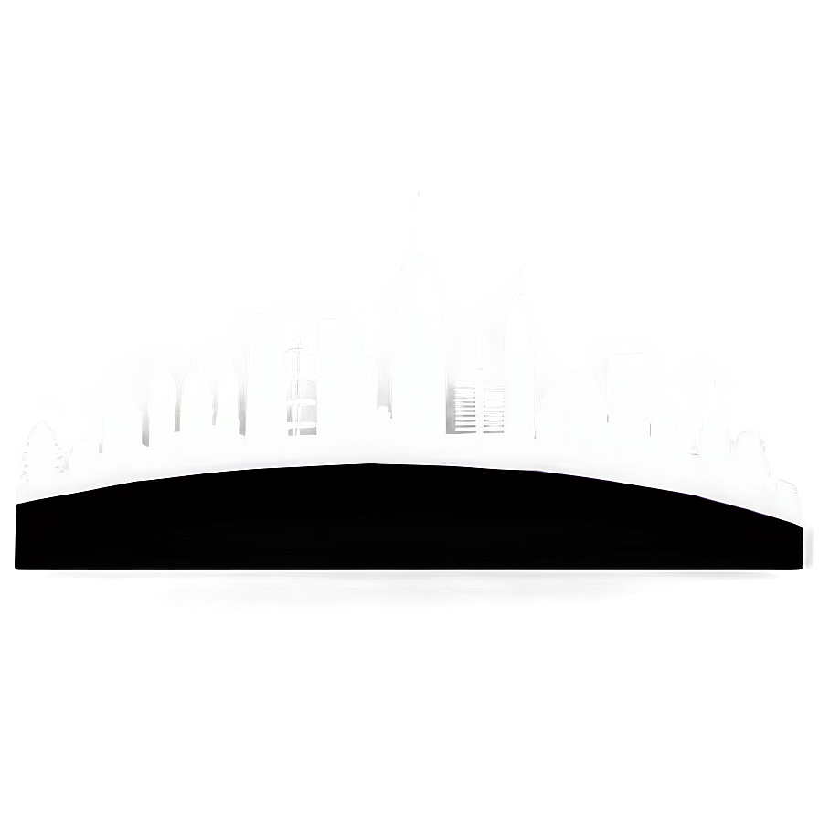 City Skyline Png Orn4