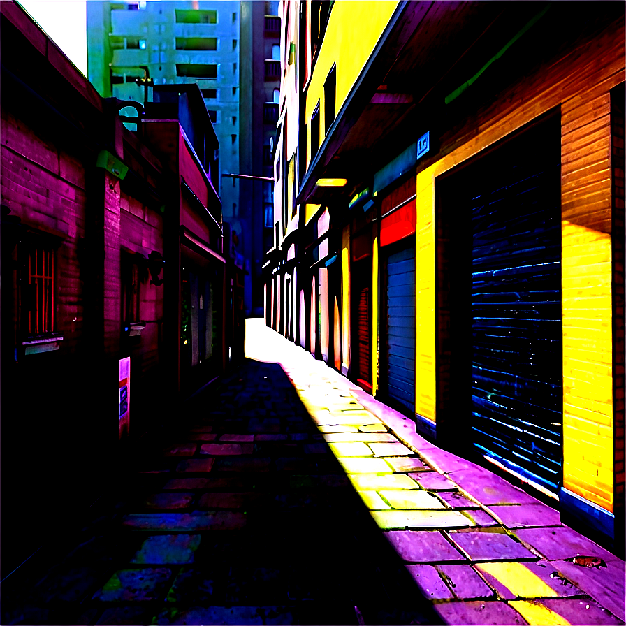 City Street Alleyway Png 06252024