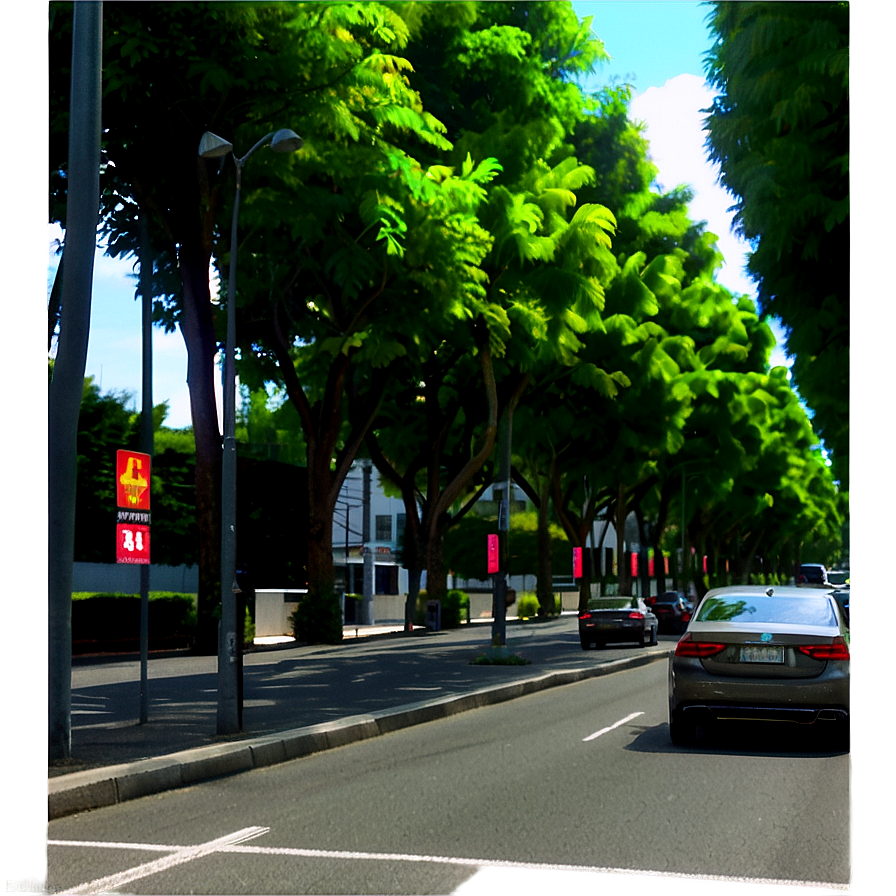 City Street Trees Png 06252024