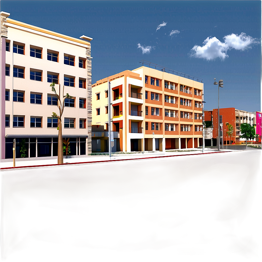 City Street View Png Biw