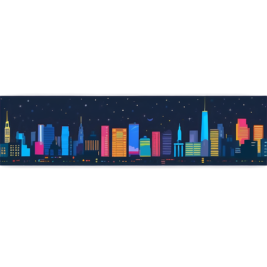 Cityscape Tape Aesthetic Png Bfg