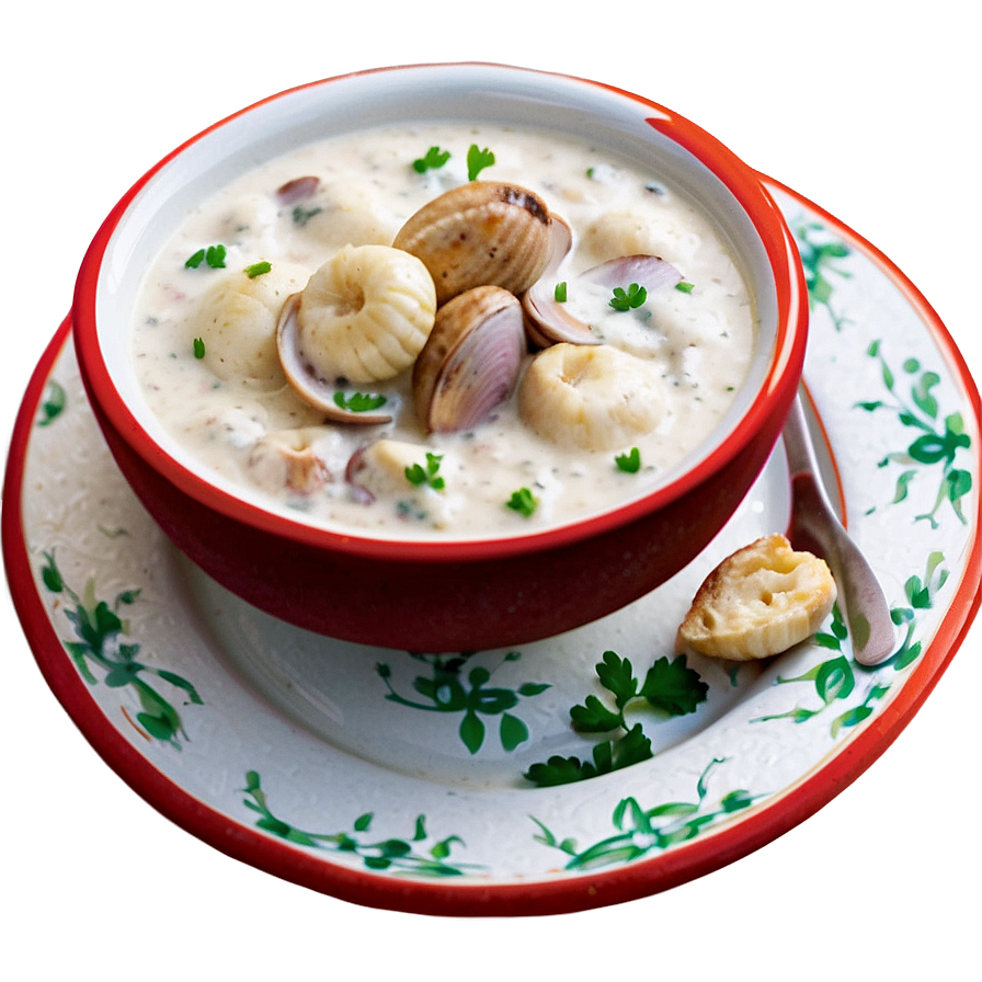 Clam Chowder New England Png Lpd55