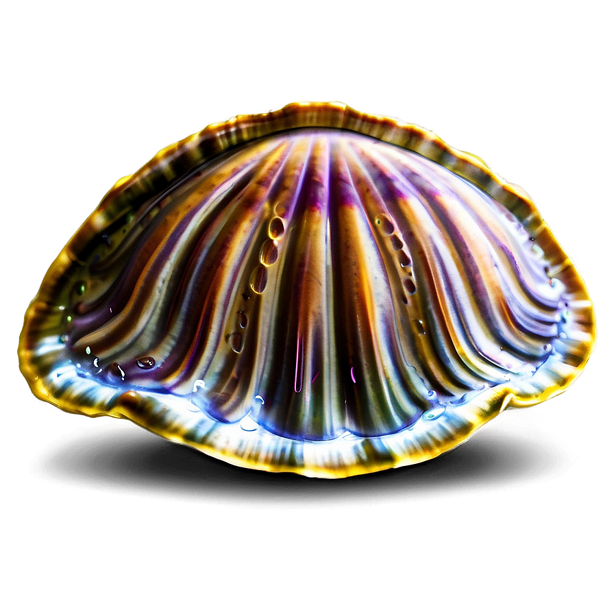 Clam With Bubbles Png 05242024