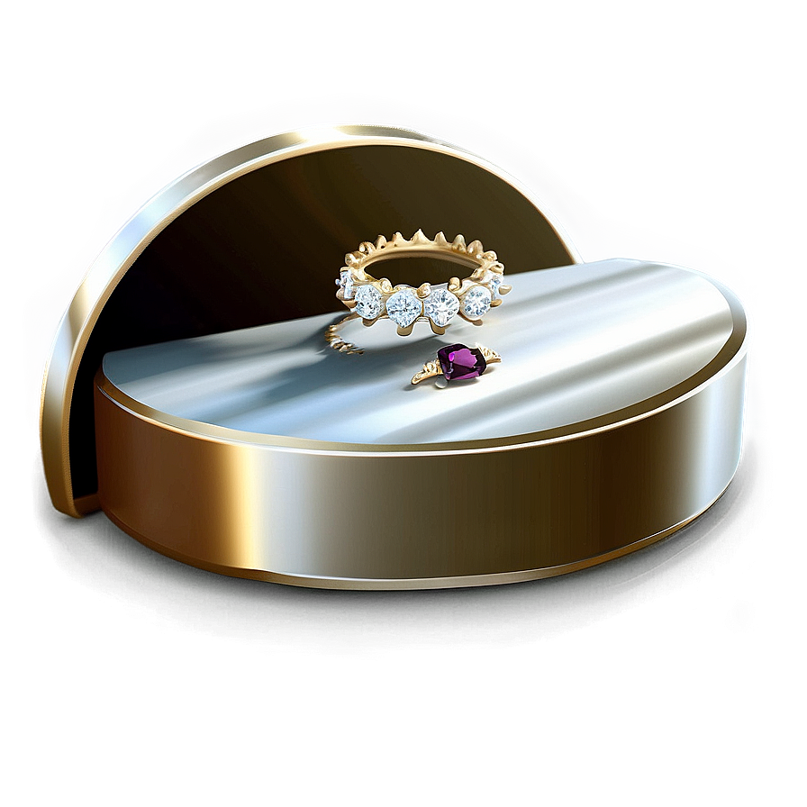 Clamshell Ring Box Png Lnf