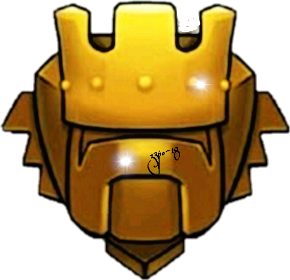 Clash Of Clans Logo Golden Shield