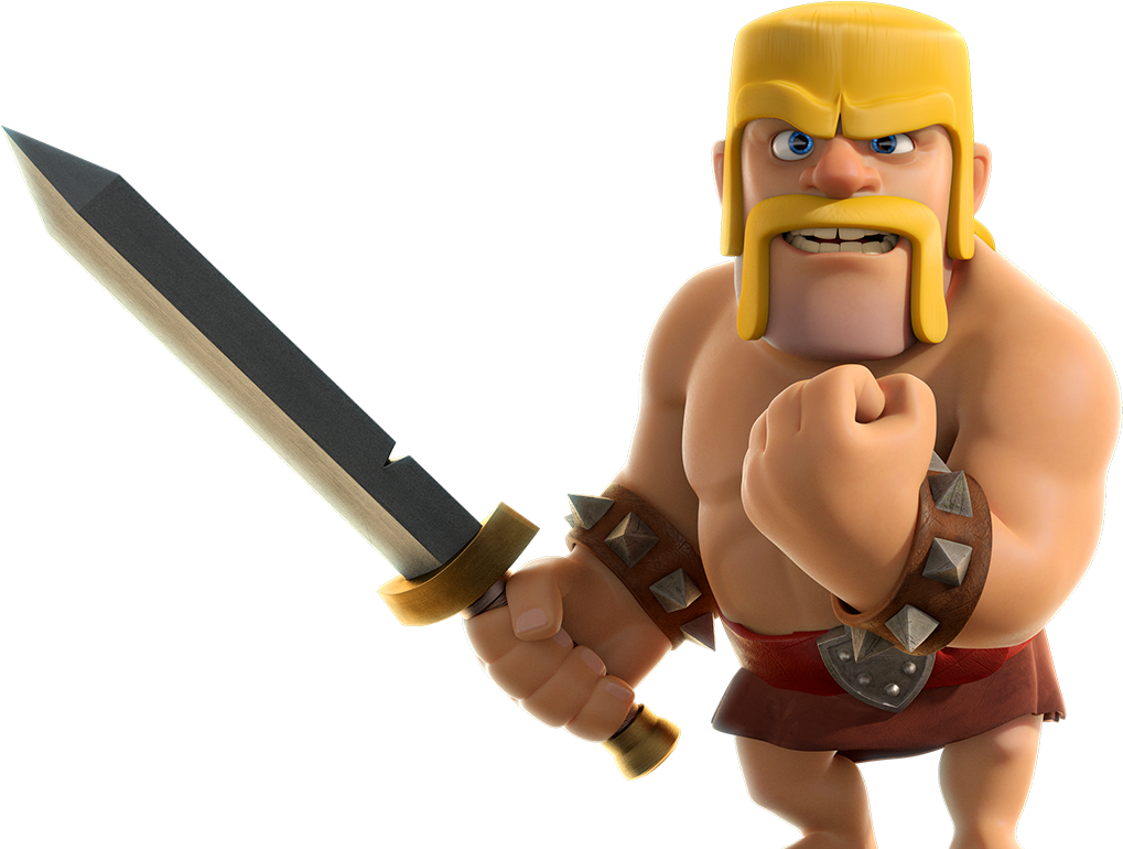 Clashof Clans Barbarian Character