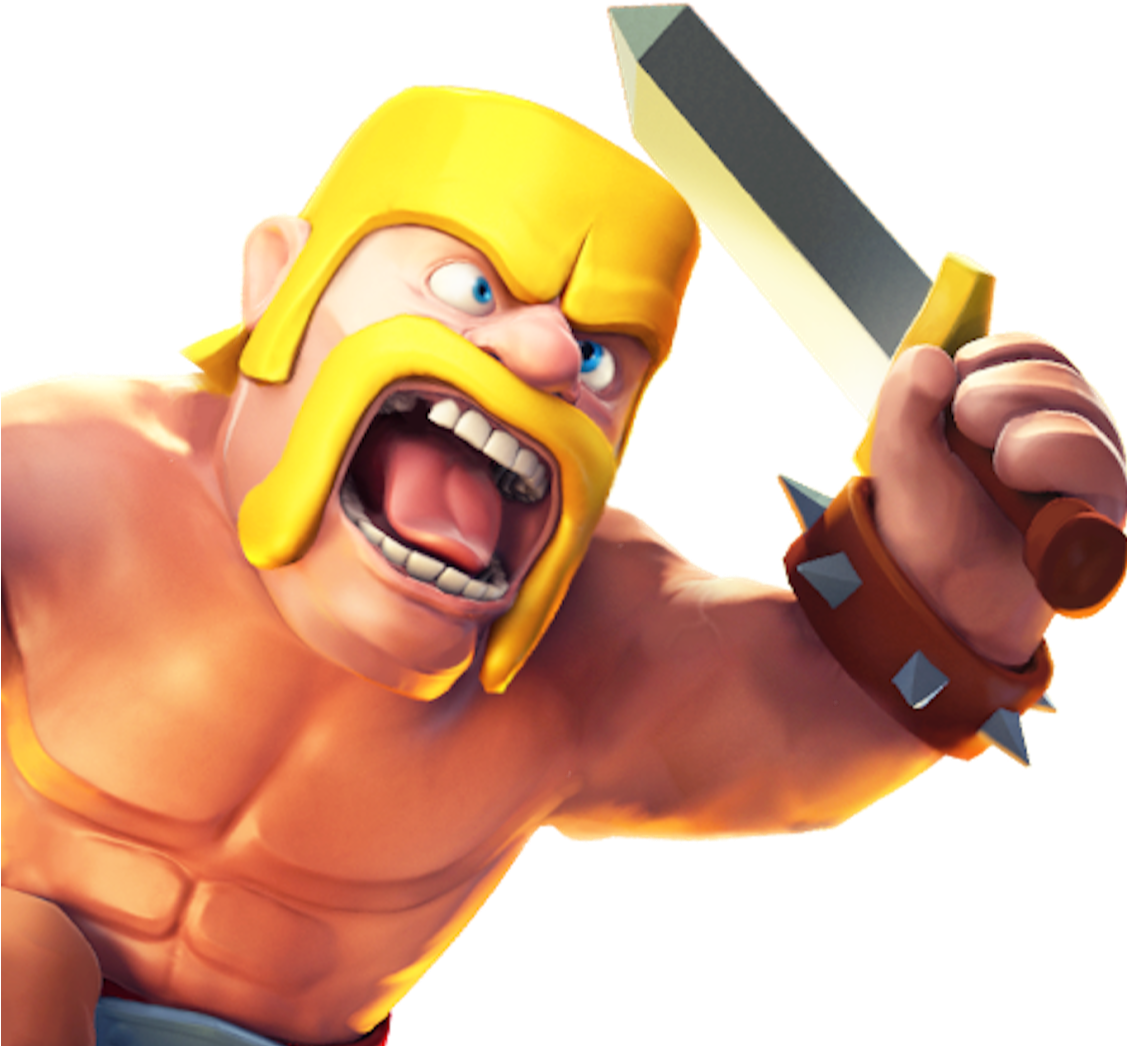 Clashof Clans Barbarian Character