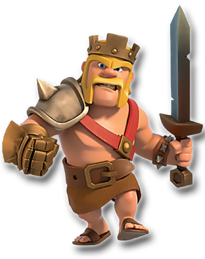 Clashof Clans Barbarian Character