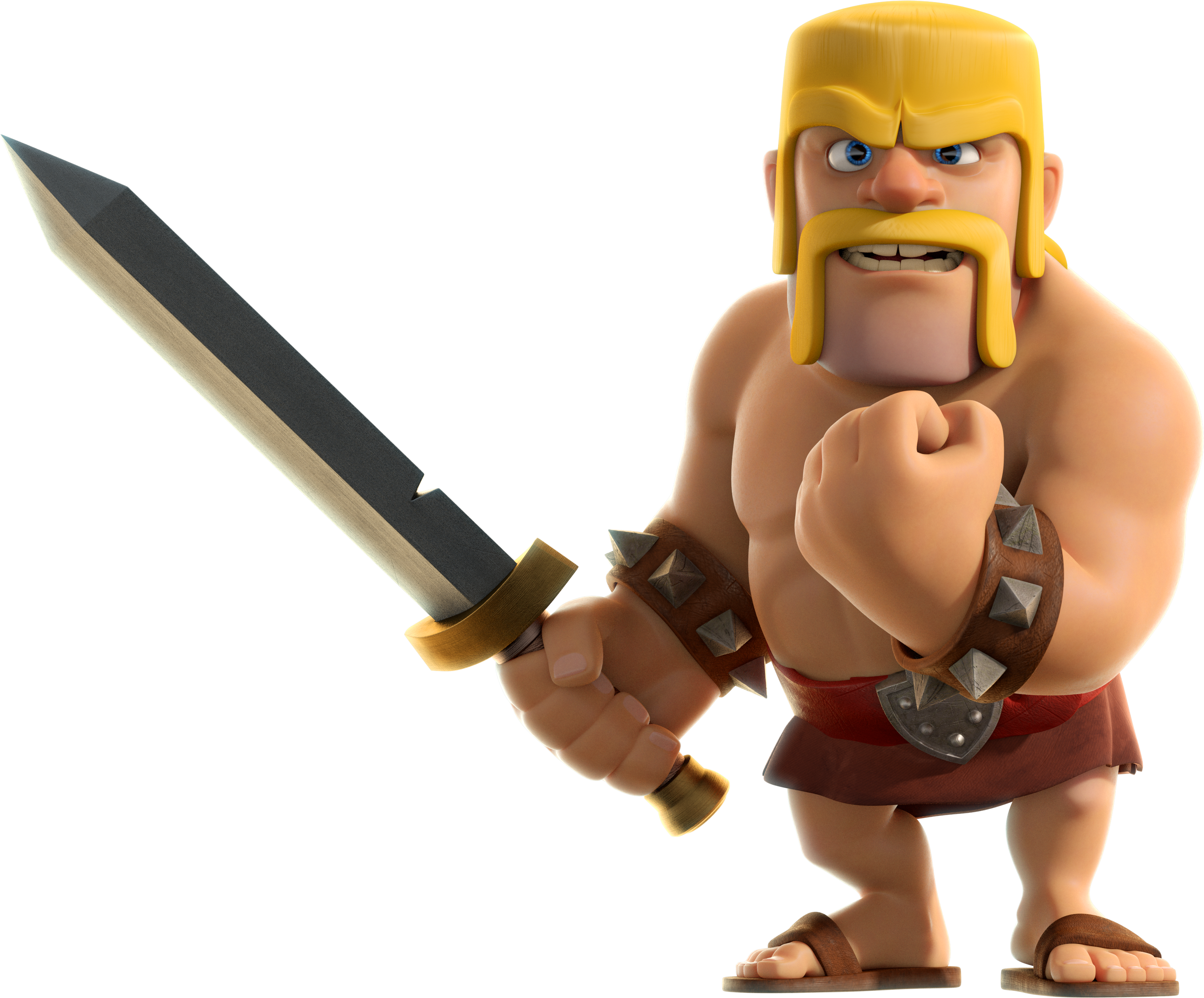 Clashof Clans Barbarian Character