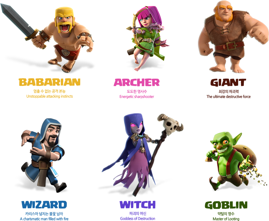 Clashof Clans Troops Showcase