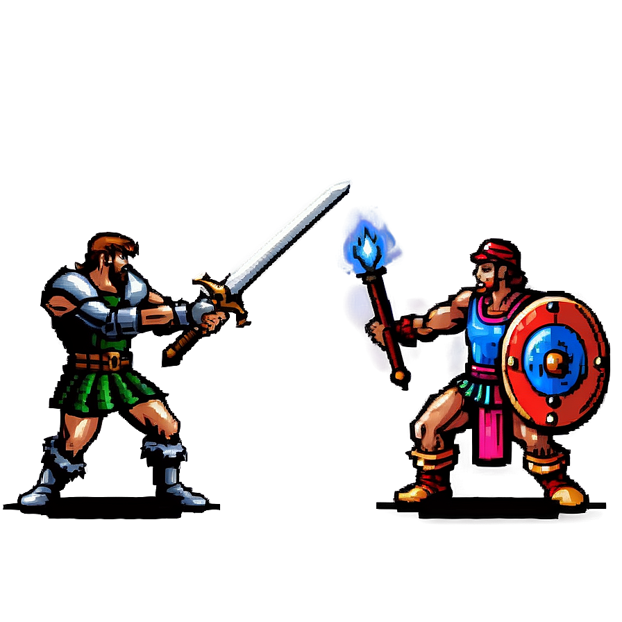 Classic 16 Bit Battle Scenes Png 38