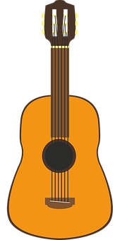 Classic Acoustic Guitar Illustration