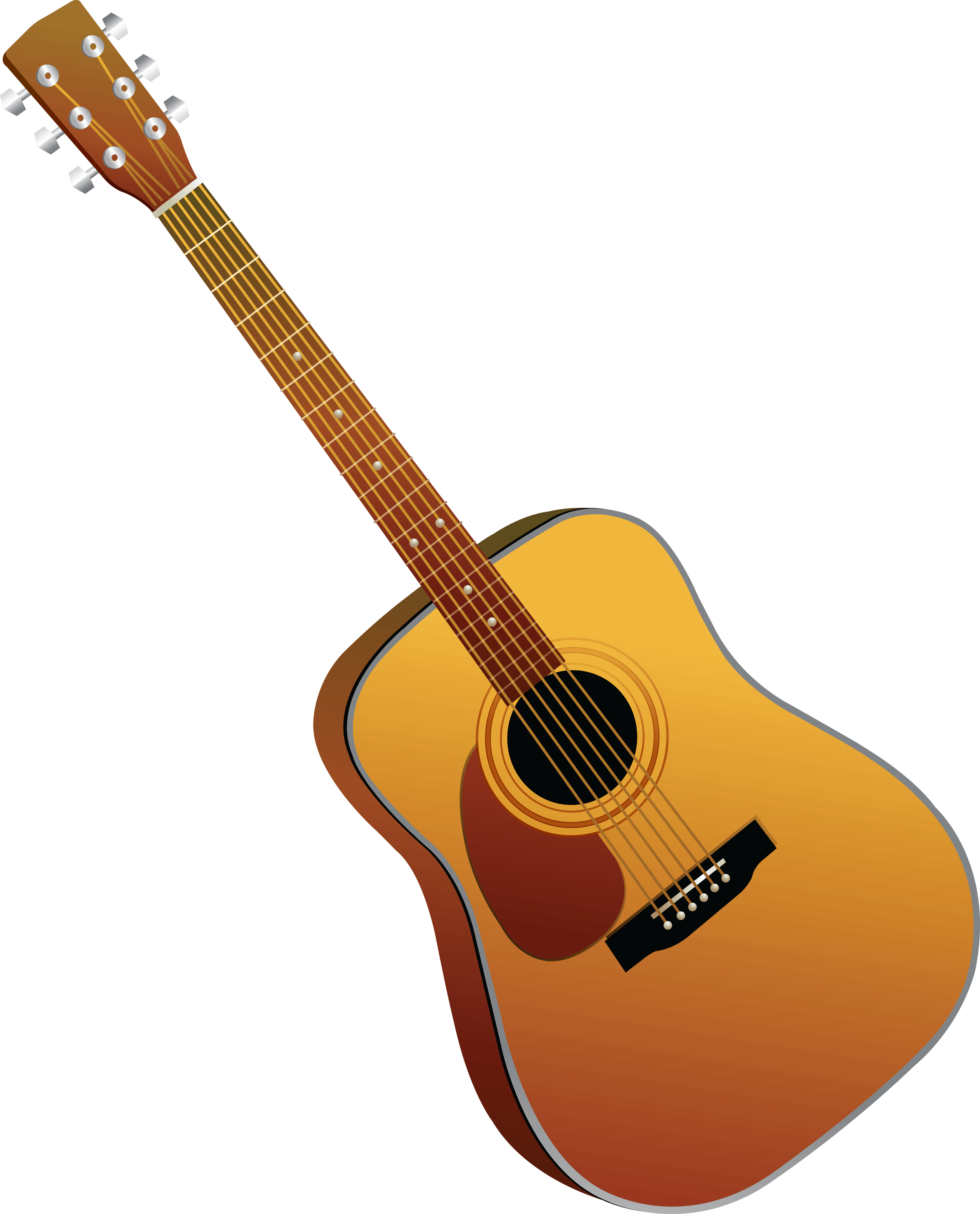 Classic Acoustic Guitar Illustration