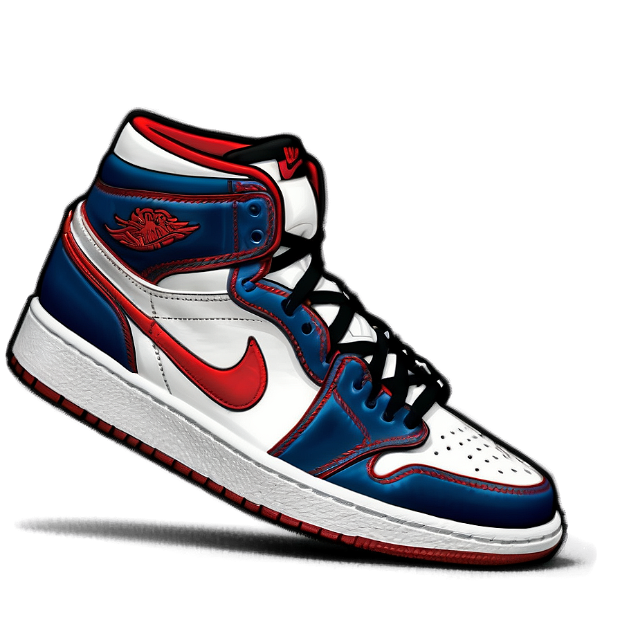 Classic Air Jordan 1 Design Png 58