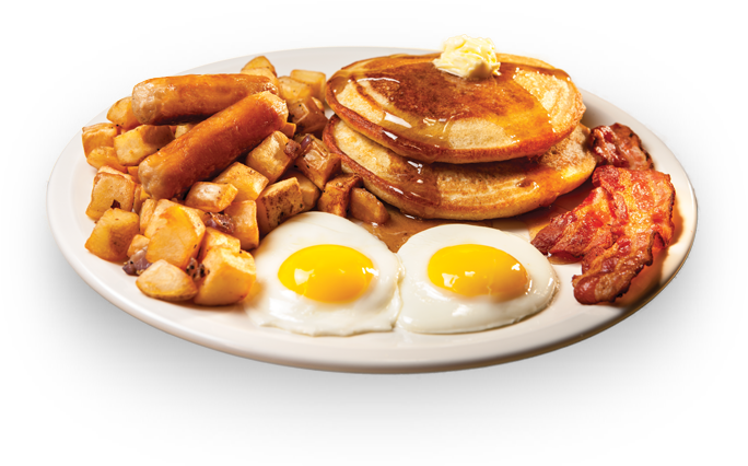 Classic American Breakfast Platter