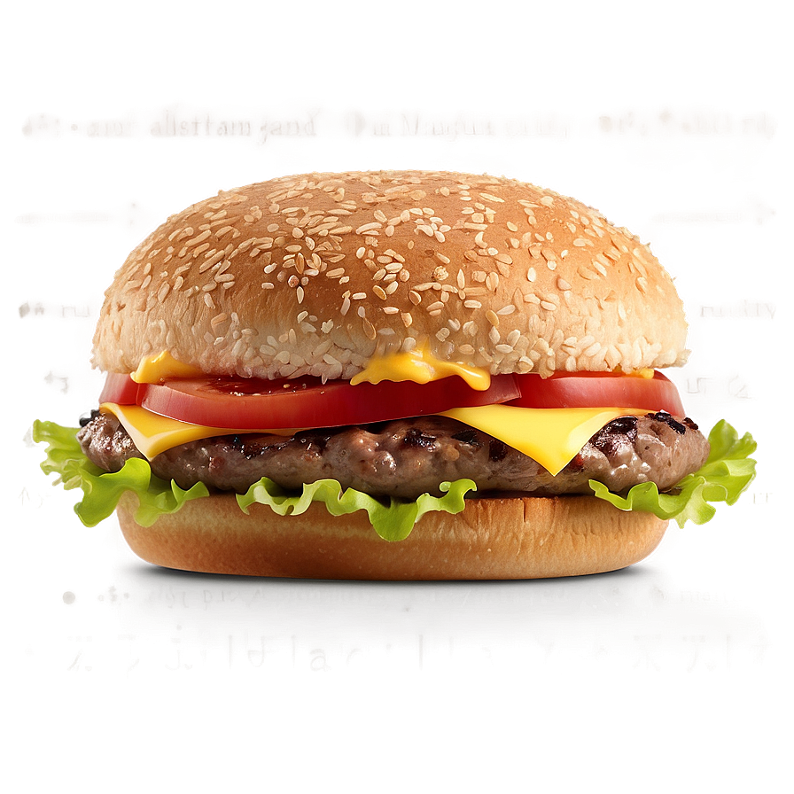 Classic American Hamburger Recipe Png Ngg91