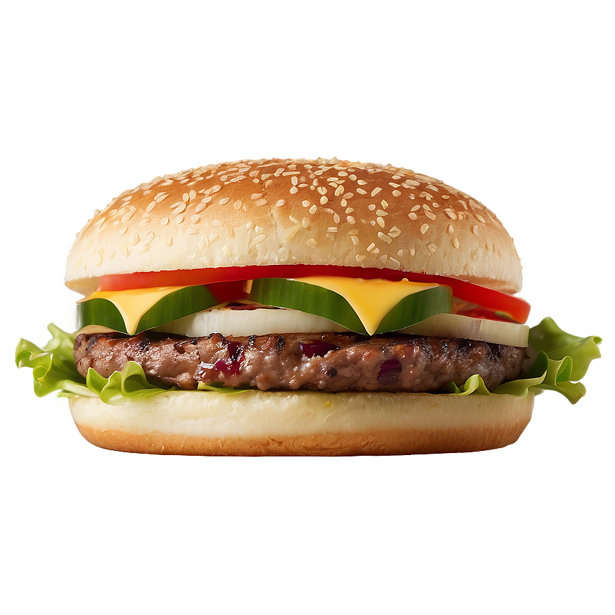 Classic American Hamburger Recipe Png Vhd44