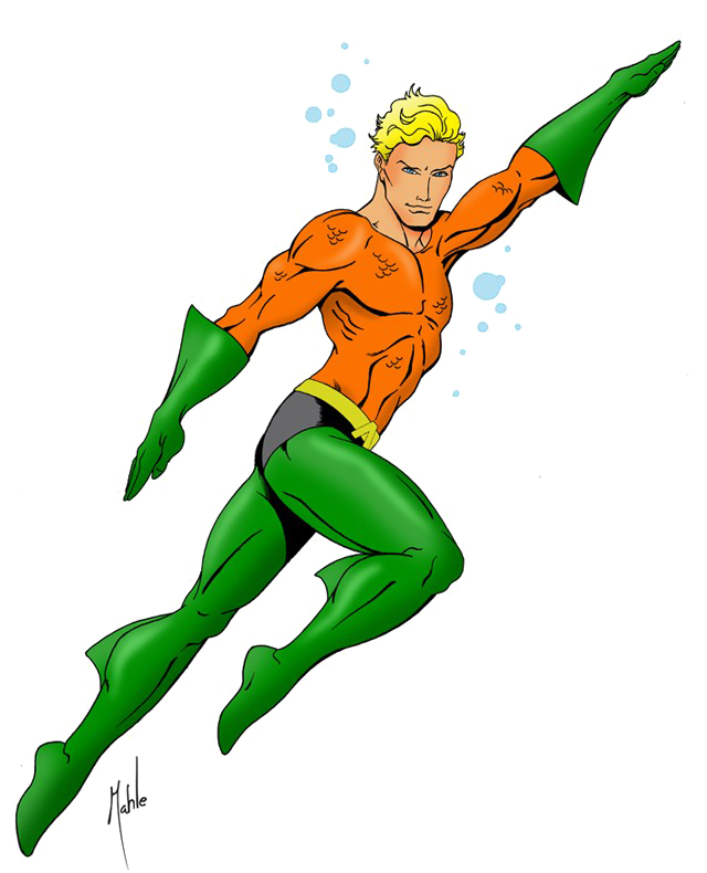 Classic Aquaman Illustration