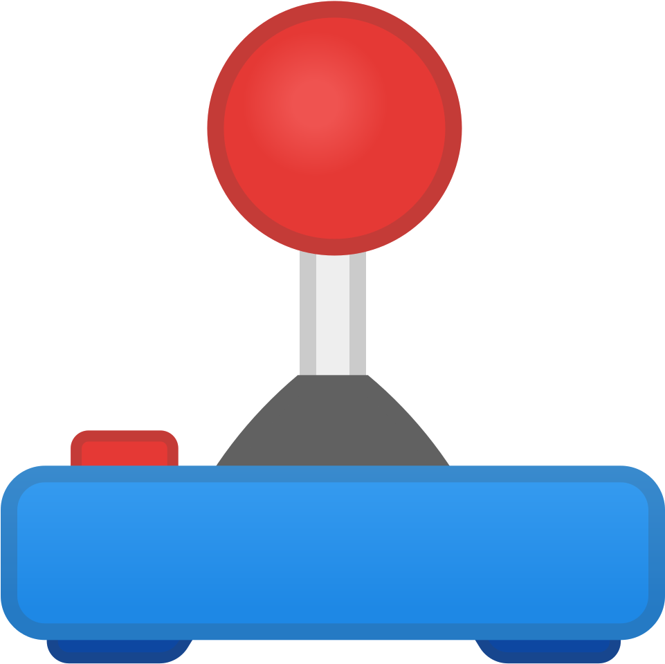 Classic Arcade Joystick Vector