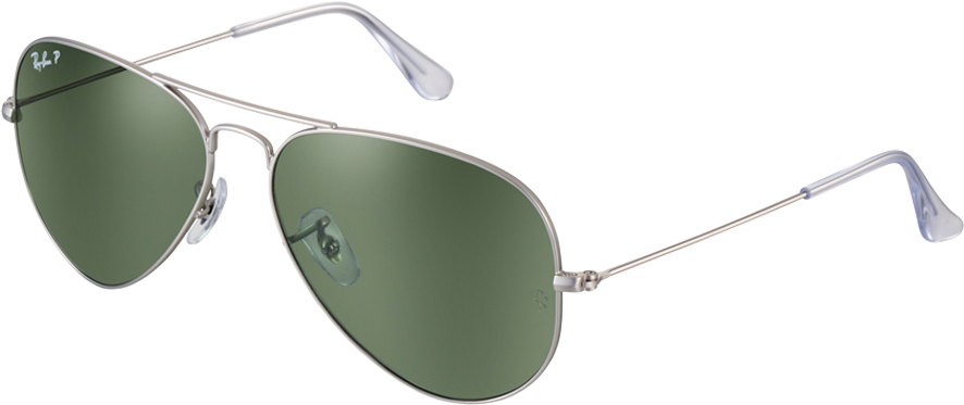 Classic Aviator Sunglasses Green Lens