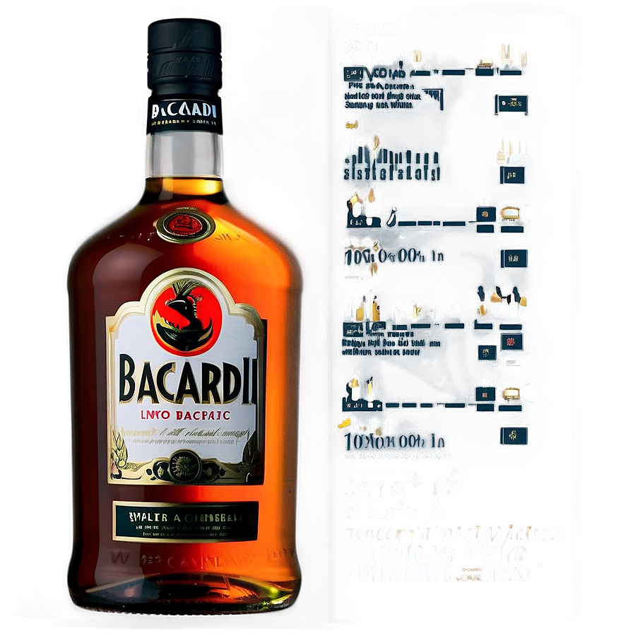 Classic Bacardi Rum Png 06282024