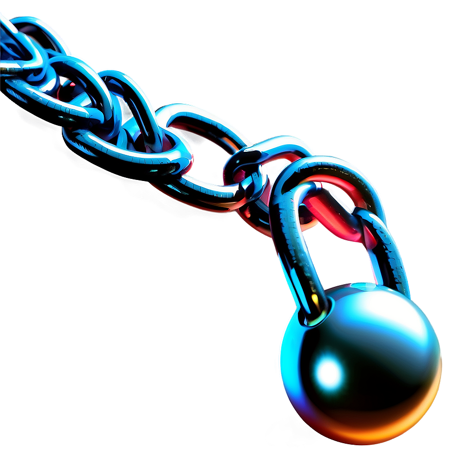 Classic Ball And Chain Outline Png 85