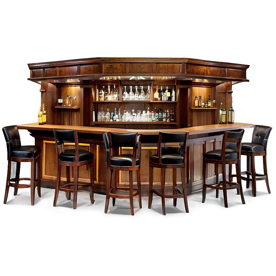 Classic Bar Interior Design Png 13