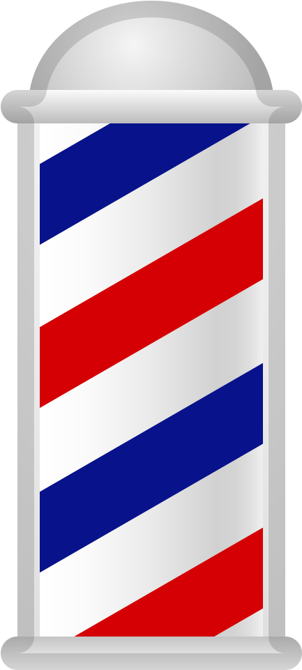 Classic Barber Pole Illustration