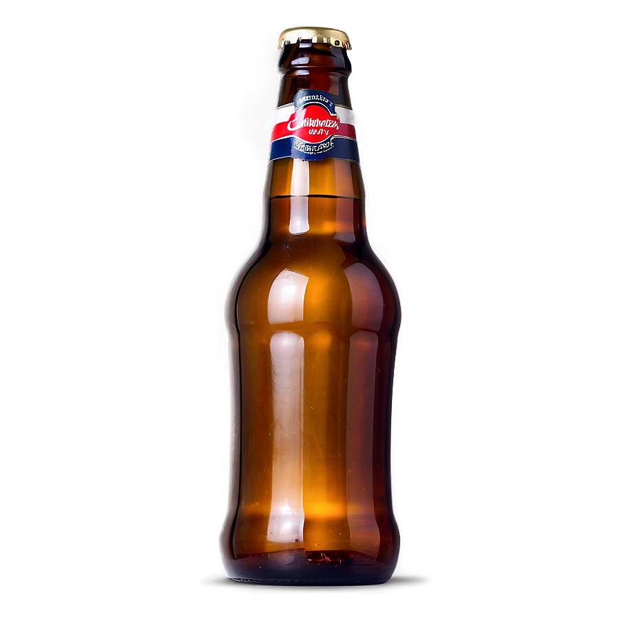 Classic Beer Bottle Design Png Xmp