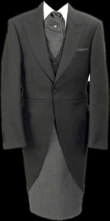 Classic Black Suit Formal Attire