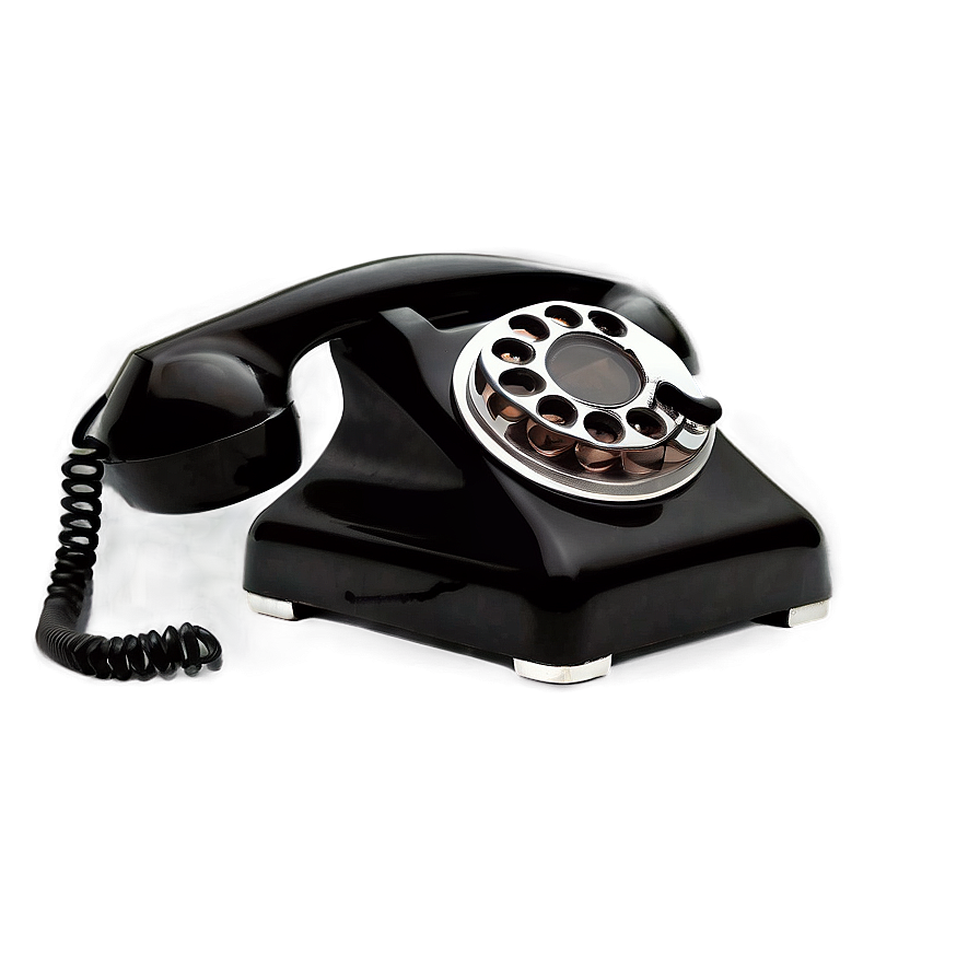 Classic Black Telephone Png Kqo