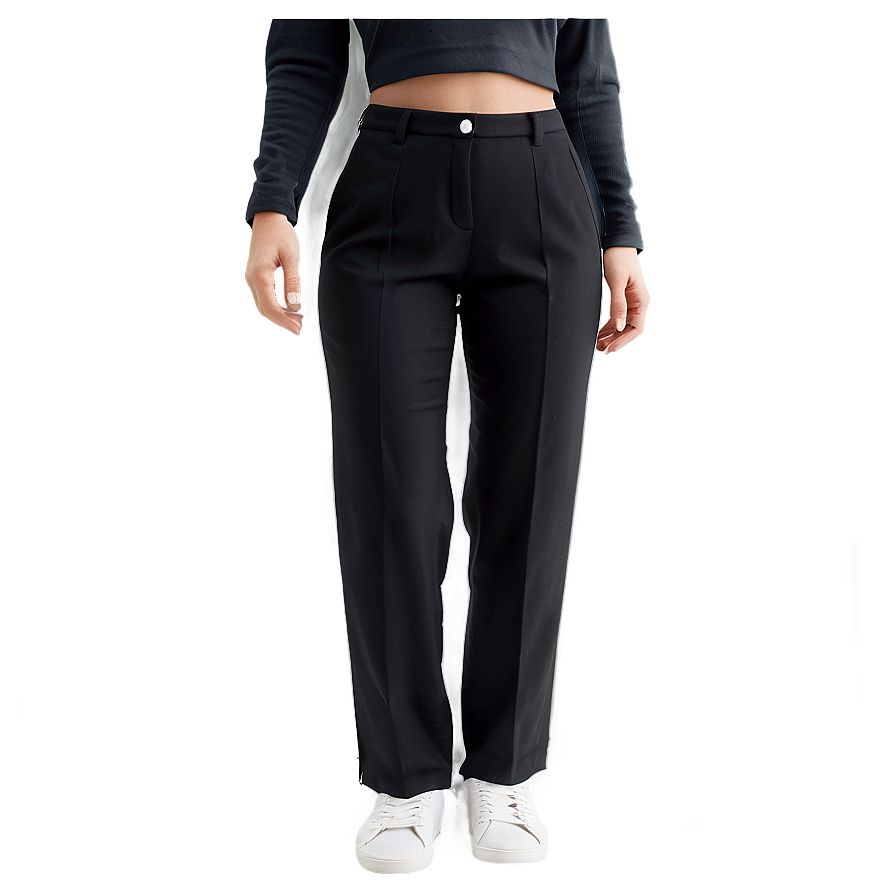 Classic Black Trousers Png 06212024