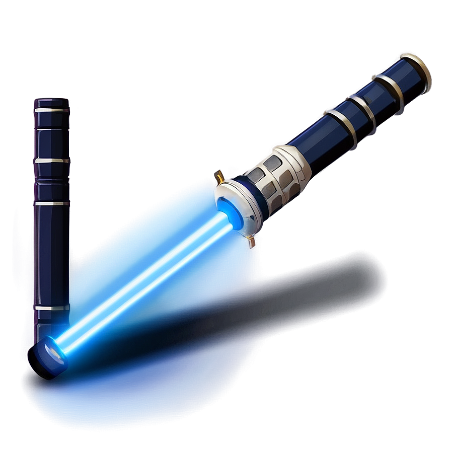 Classic Blue Lightsaber Design Png 06262024