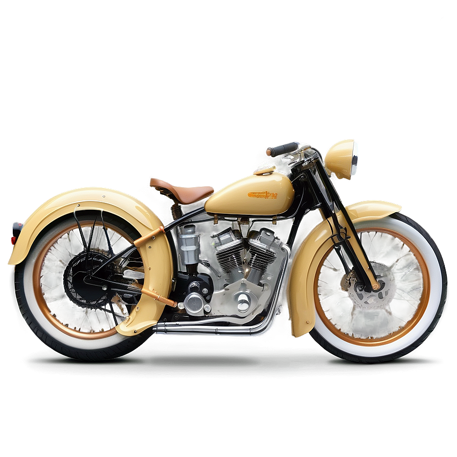 Classic Bobber Bike Png Njc