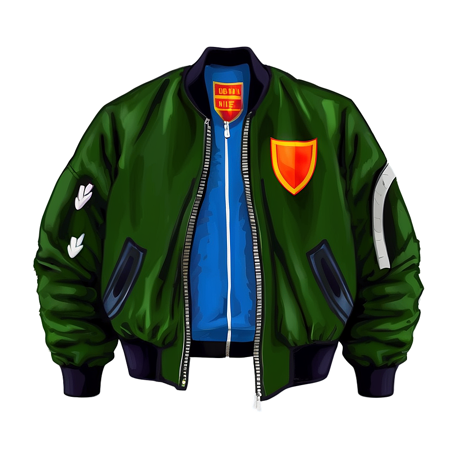 Classic Bomber Jacket Png 36