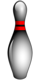 Classic Bowling Pin Graphic