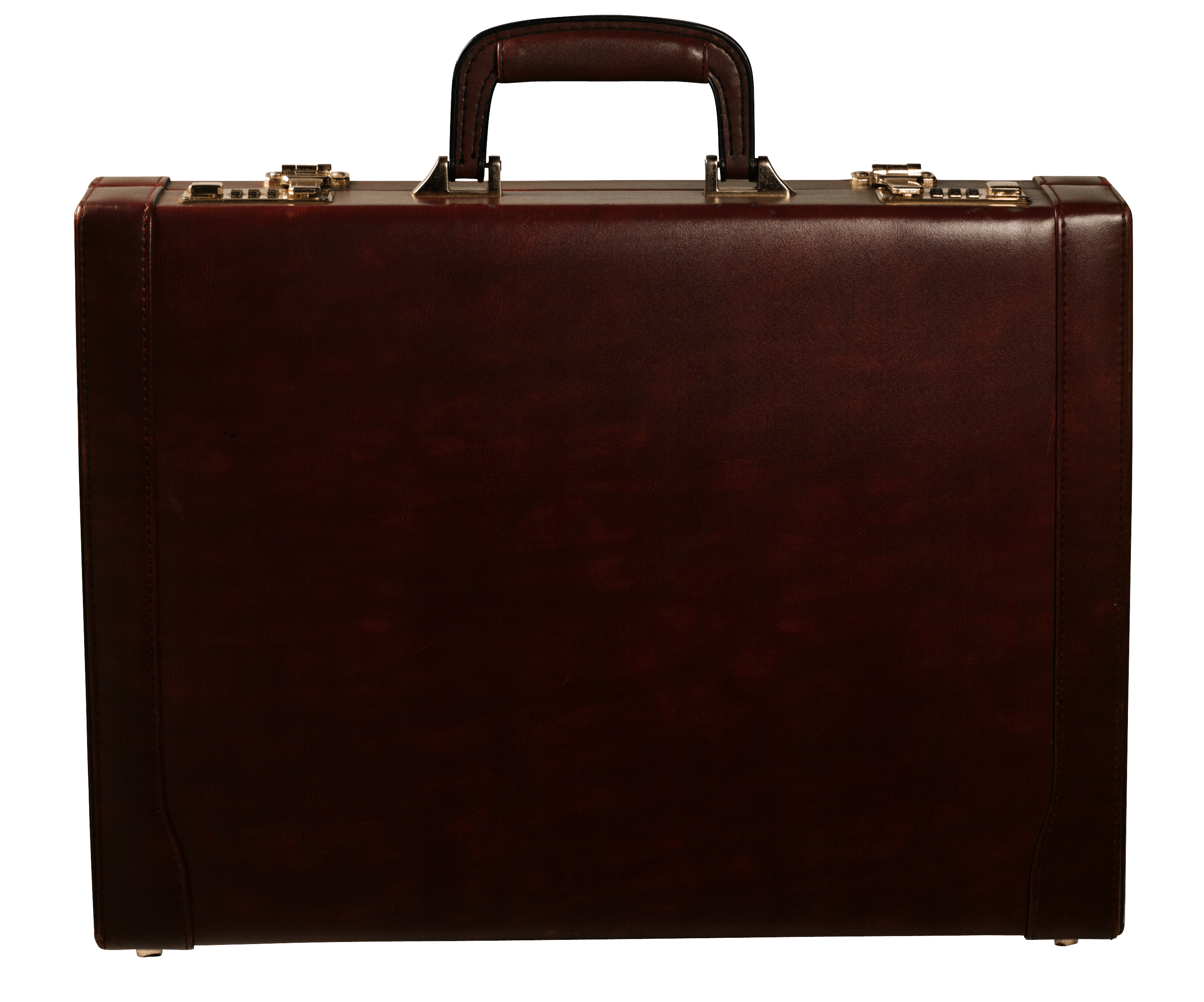 Classic Brown Leather Briefcase