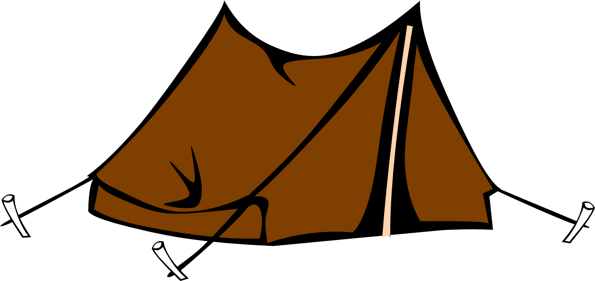 Classic Camping Tent Illustration