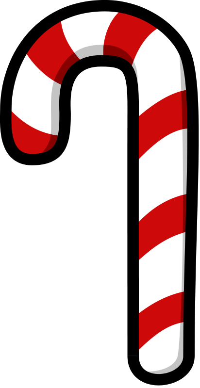 Classic Candy Cane Graphic