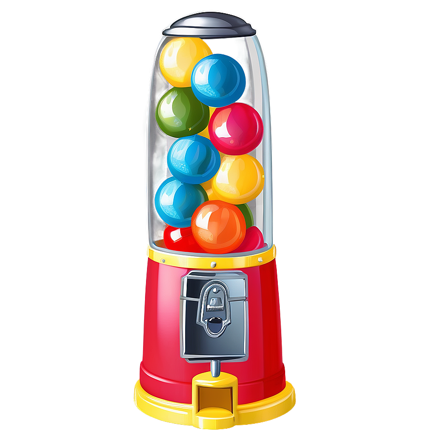 Classic Candy Gumball Machine Png Rkf32