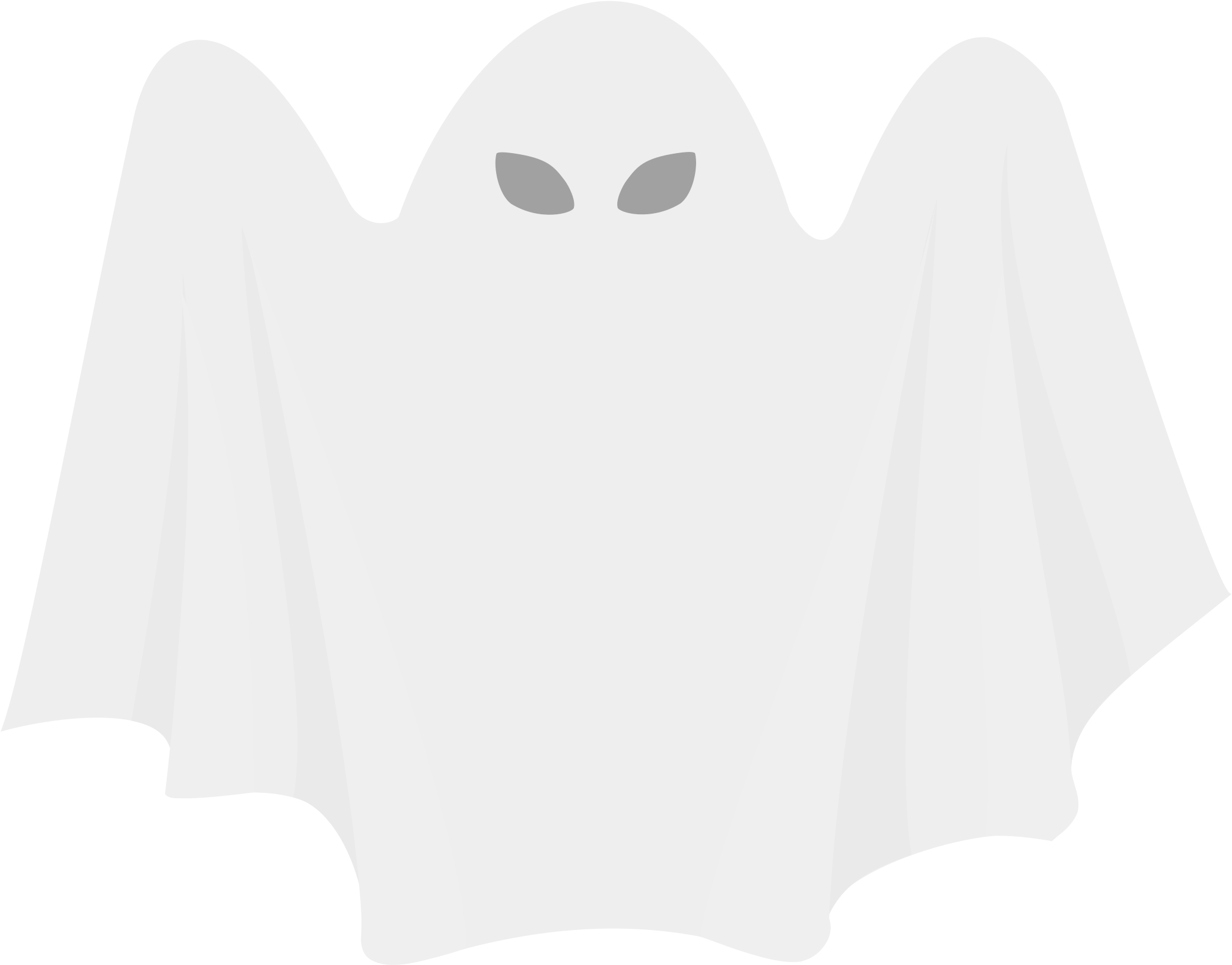 Classic Cartoon Ghost Illustration